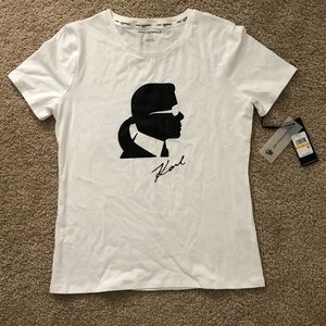 BRAND NEW W/ TAGS!! KARL LAGERFELD GRAPHIC TEE